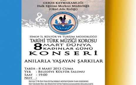   Halk Eğitimden Tarihi Türk Müziği Konseri 