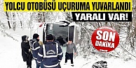 Sinop'ta yolcu otobüsü uçuruma yuvarlandı