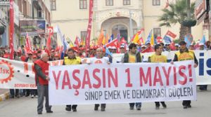 Sinop’ta Olaysız 1 Mayıs 