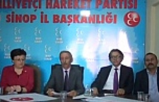 MHP Sinop'ta Adaylarını Tanıttı