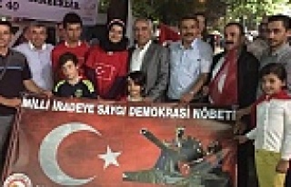 Ankara’daki Sinoplular Demokrasi Nöbetinde