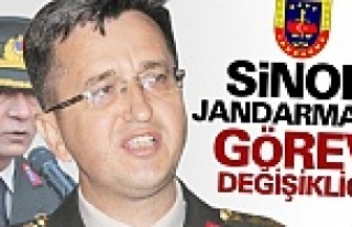 Sinop İl Jandarma’da Görev Değişikliği
